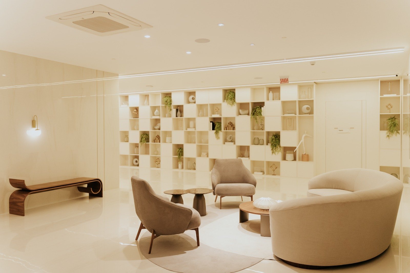 Lounge de convivência do Boreal Tower